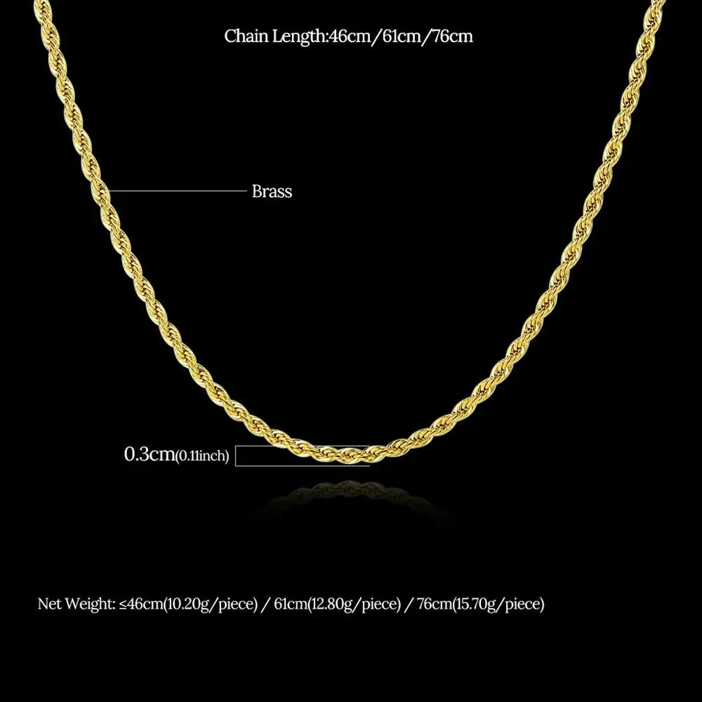 Rope Chain - Gold