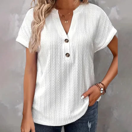 Women's  Button T-Shirt
